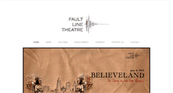 Desktop Screenshot of faultlinetheatre.org