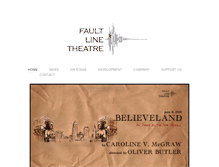 Tablet Screenshot of faultlinetheatre.org